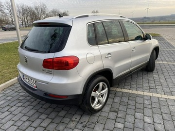 Volkswagen Tiguan I SUV 2.0 TDI CR DPF BlueMotion 140KM 2011 Volkswagen Tiguan Zarejestrowany Bogata wersja, zdjęcie 5