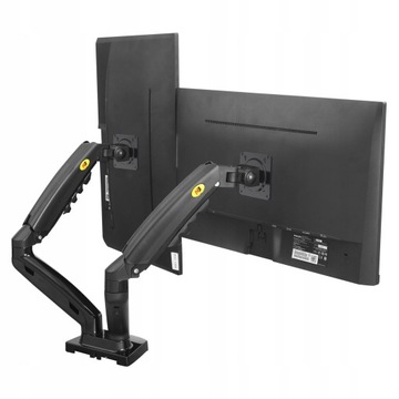 Настольный поворотный держатель для двух ЖК-мониторов 17-27