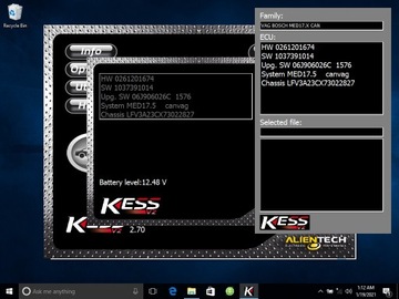 ИНТЕРФЕЙС ПРОГРАММАТОРА KESS V2.80 ECU 5.017 RED EU