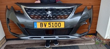ZDERZAK PRZÓD PRZEDNI PEUGEOT 3008 II 2 16-21rok P84 ORYGINAŁ