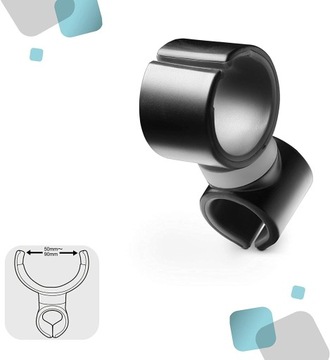 ABC DESIGN УНИВЕРСАЛЬНЫЙ ДЕРЖАТЕЛЬ ДЛЯ ВЕЛОСИПЕДНОЙ КОЛЯСКИ ДЛЯ ТЕЛЕФОНА, СМАРТФОНА, РЕГУЛИРОВКА