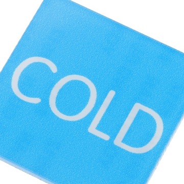 ЗНАК ГОРЯЧЕЙ ВОДЫ И НАКЛЕЙКА ЗНАКА ХОЛОДНОЙ ВОДЫ