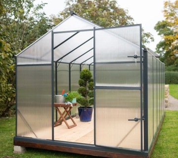 Комплект для теплицы Gampre Sanus XL10 Антрацит 360x290x225см