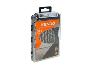 ZESTAW WIERTEŁ DO METALU 1-10MM 10 ELEM METALOWE