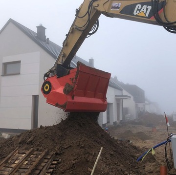 Ковш дробильно-сортировочный АЛЛУ Ду3-12, валы 40мм