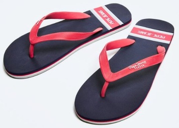 Pepe Jeans klapki Bay Beach PMS70096 granatowy 44