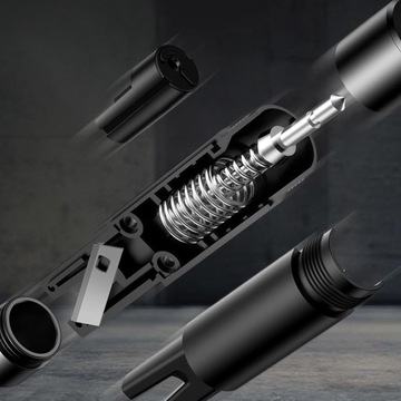 БЕЗОПАСНЫЙ МОЛОТОК ДЛЯ ВЫБИВАТЕЛЯ ОКОН BASEUS | НОЖ ДЛЯ РЕЗКИ АВТОМОБИЛЬНЫХ СИДЕНИЙ