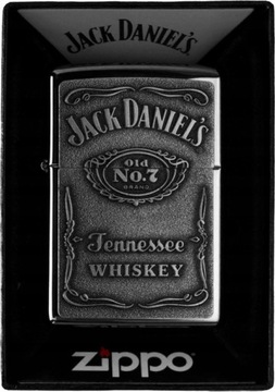 ZAPALNICZKA ZIPPO JACK DANIELS LABEL CHROME
