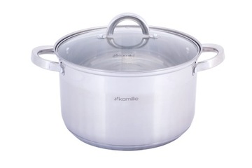 НАБОР КАСТРЮЛОК 12 EL СТЕКЛЯННЫЕ КРЫШКИ ИНДУКЦИОННАЯ СТАЛЬ