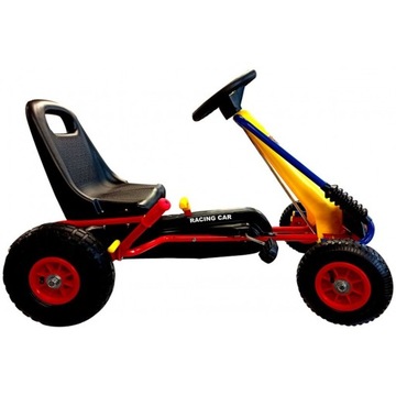 Педальный картинг с накачанными колесами + ДОСКА