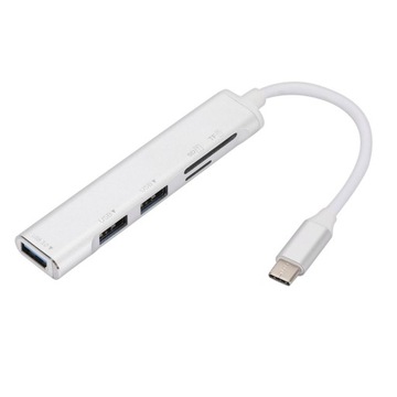 Kompaktowa stacja dokująca USB C/czytnik kart TF