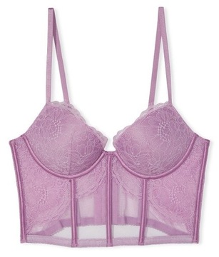 Koronkowy top bieliźniany Victoria's Secret push-up 75C (34C)