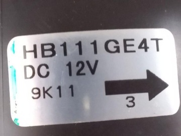 HB111GE4T RADIÁTOR 2.0 TD 74 2002 MAZDA PREMACY (CP)