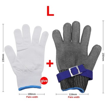 Противорежущие металлические перчатки для резки и убоя