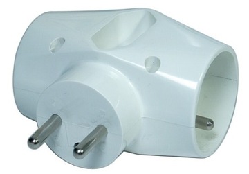 Rozgałęźnik 3X EMOS biały P0023 230V max 2300W