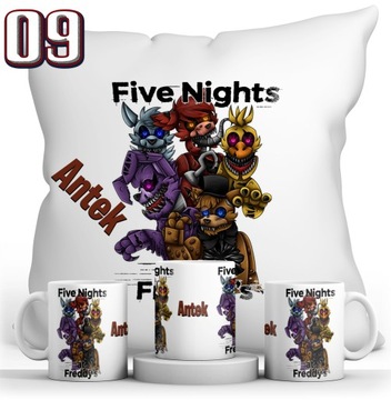 НАБОР ПЯТЬ НОЧЕЙ У ФРЕДДИ: КРУЖКА + ПОДУШКИ