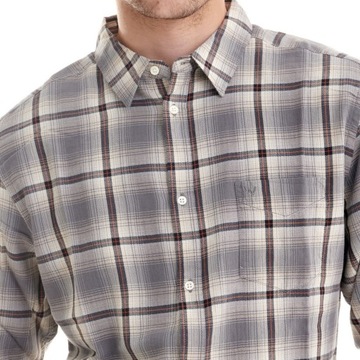 WRANGLER L/S 1PKT SHIRT GREY W57602LTN L