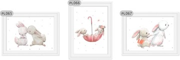 GROSZKI KRÓLICZKI PLAKAT PLAKATY 61CMX91CM