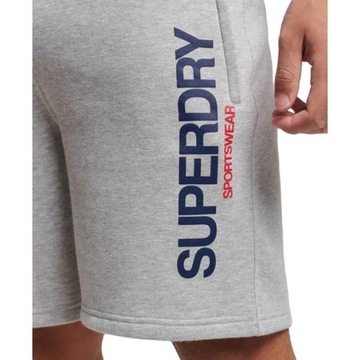 Szorty Męskie Superdry M7110392AJAR CODE SPORTSWEAR LOOSE Szare L