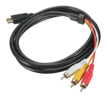 Новый переходной кабель HDMI-3RCA/RGB FULLHD + AUDIO