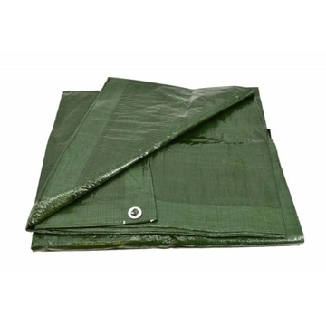 Plandeka 120g Zielona Gruba 8x10 MROZOODPORNA UV+