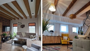 Балки в деревенском стиле, имитация дерева Деревянный брус - Образцы