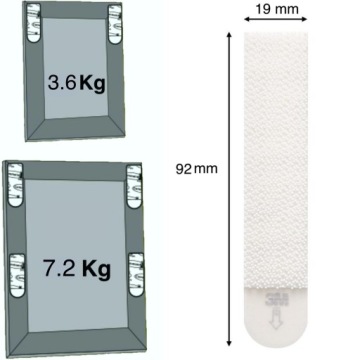 COMMAND Самоклеящаяся липучка для фотографий больших размеров 8 шт.