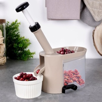 Oryginalna grecka drylownica do wiśni czereśni oliwek NAVA +4 uszczelki