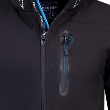 МУЖСКАЯ КУРТКА СОФТШЕЛЛ С КАПЮШОНОМ, ВЕСЕННЯЯ, ВОДОНЕПРОНИЦАЕМАЯ / XL