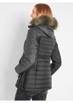 КУРТКА ДЛЯ беременной M3 С КАПЮШОНОМ СО ВСТАВКОЙ 38