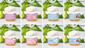 Спасибо Причастие Крещение с фото Мед Медовые конфеты желейная баночка