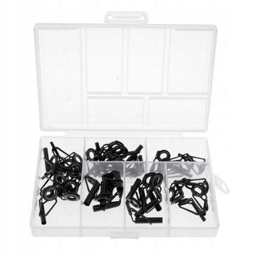 Набор из 40 люверсов из нержавеющей стали.