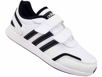 ADIDAS SWITCH BUTY DZIECIĘCE NA RZEPY BIAŁE