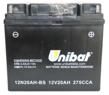 Akumulator Unibat 12N20AH-BS 20Ah
