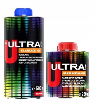 Прозрачное покрытие Ultra Klarlack 400 | набор 0,75 л | Новол