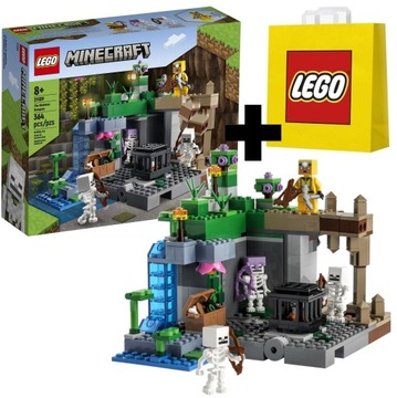 LEGO Minecraft Loch szkieletów 21189 + Torba LEGO