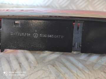 LAMPA TŘETÍ SVĚTLO STOP W KRYT VW GOLF VII 5GC945087B
