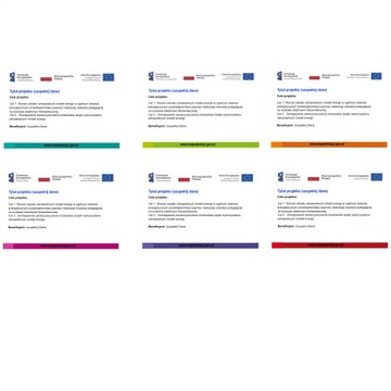 Tablica Unijna Krajowa dibond 42x29,7 KREATOR UE