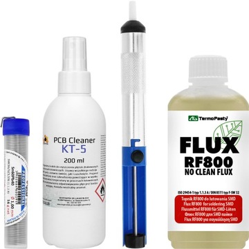 ZESTAW SERWIS ODSYSACZ CYNA PLECIONKA KALAFONIA