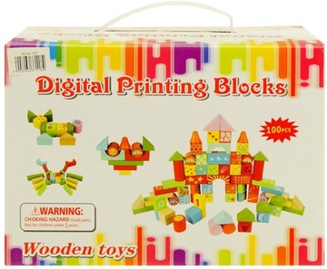 100el ЦВЕТНЫЕ ДЕРЕВЯННЫЕ КОНСТРУКЦИОННЫЕ БЛОКИ 1184