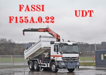 Mercedes Actros 3341 * FASSI F155A.0.22 * 6x4