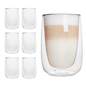 KOMPLET SZKLANEK TERMICZNYCH FLORINA 6 SZT 250ML