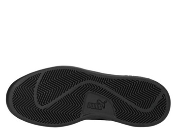 Buty męskie młodzieżowe sportowe czarne PUMA SMASH 3.0 L JR 392031 01 37,5