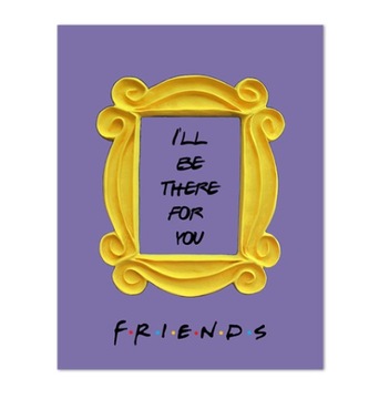 PLAKAT OBRAZ DEKOR PRZYJACIELE FRIENDS 30X42 m2