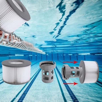 4 X FILTR DO BASENU JACUZZI WKŁADY FILTRUJĄCE MSpa 2020