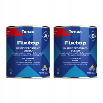 TENAX FIXTOP A+B KLEJ EPOKSYDOWY GĘSTY BEŻ SZPACHLA EPOKSYDOWA 1l+1l