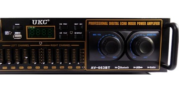 ДИНАМИКИ STAGE 600W УСИЛИТЕЛЬ BLUETOOTH 4K