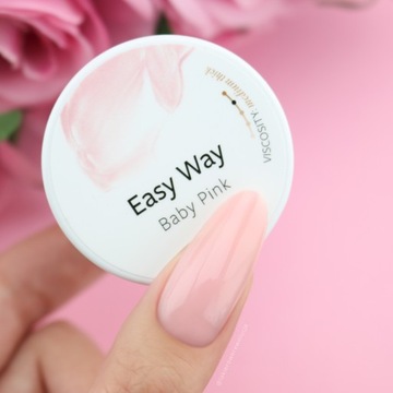 PB NAILS Easy Way Baby Розовый строительный гель 50г