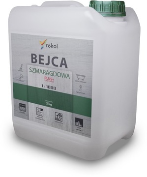 Bejca szmaragdowa PLUS 5kg barwnik do impregnatów