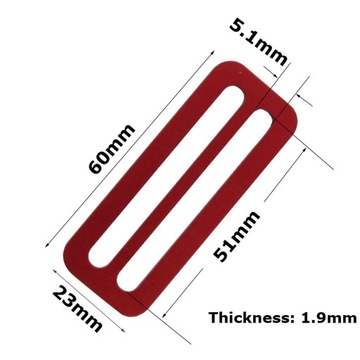 Держатель слайдера для дайверской ленты, ширина 5 см.